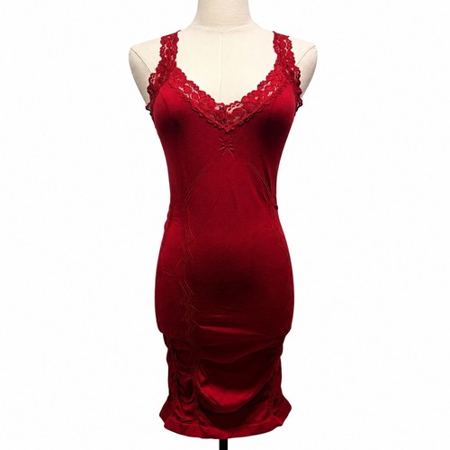 Shape red lace - red, bodycon