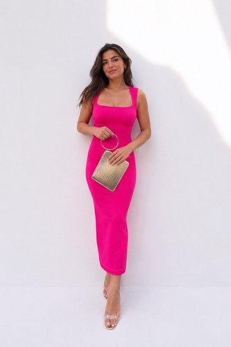 Mooslover pink square neck - pink,