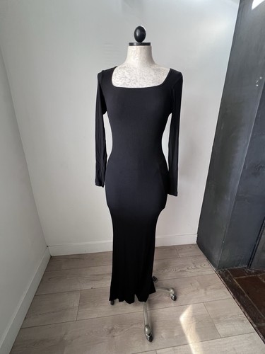 Popilush black bodycon maxi - popilush,
